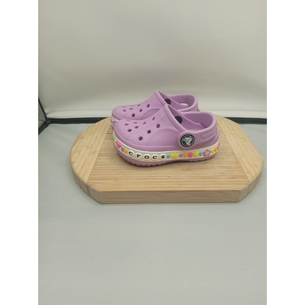 Kids Crocs Unisex Bayaband Charm Band Clog Toddler‎ Mineral Size C 5 Charm Band